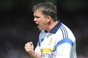 Clare manager Davy Fitzgerald before their All-Ireland quarter final against Galway at Thurles. Photograph by John Kelly.