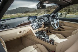 The interior of the 4 series oozes class.