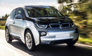 The i3 is BMW's first electric production car.