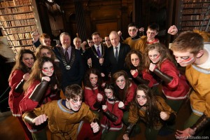 Lord Mayor of Dublin Oisín Quinn joined Minister for Arts, Heritage and Gaeltacht, Jimmy Deenihan at Trinity College Dublin, to announce a programme of festivals and events, which will run throughout the millennium year 2014 at locations associated with the life and death of Brian Boru.