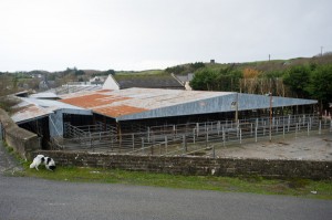 A general view of the mart site at Ennistymon. Photograph by John Kelly.