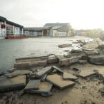 Storm damage at Lahinch