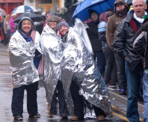 Some came well prepared to face the long, cold night in the queue for Garth Brooks tickets.