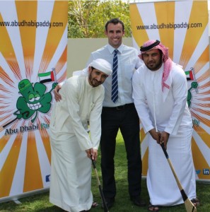 Brian Cummins at the launch of AbuDhabiPaddy.com