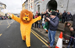 The Lion King in Gort for the big parade. Photograph by Arthur Ellils