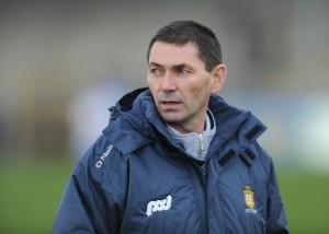 Clare Manager Eamon Fennessy during their Munster Minor hurling Championship game against Waterford at Cusack park. Photograph by John Kelly.