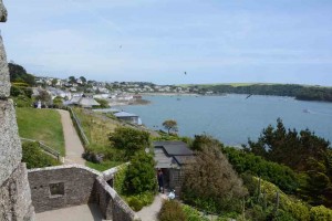 The view from St Mawes castle.