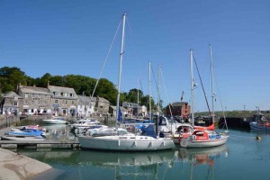 The beautiful port of Padstow.