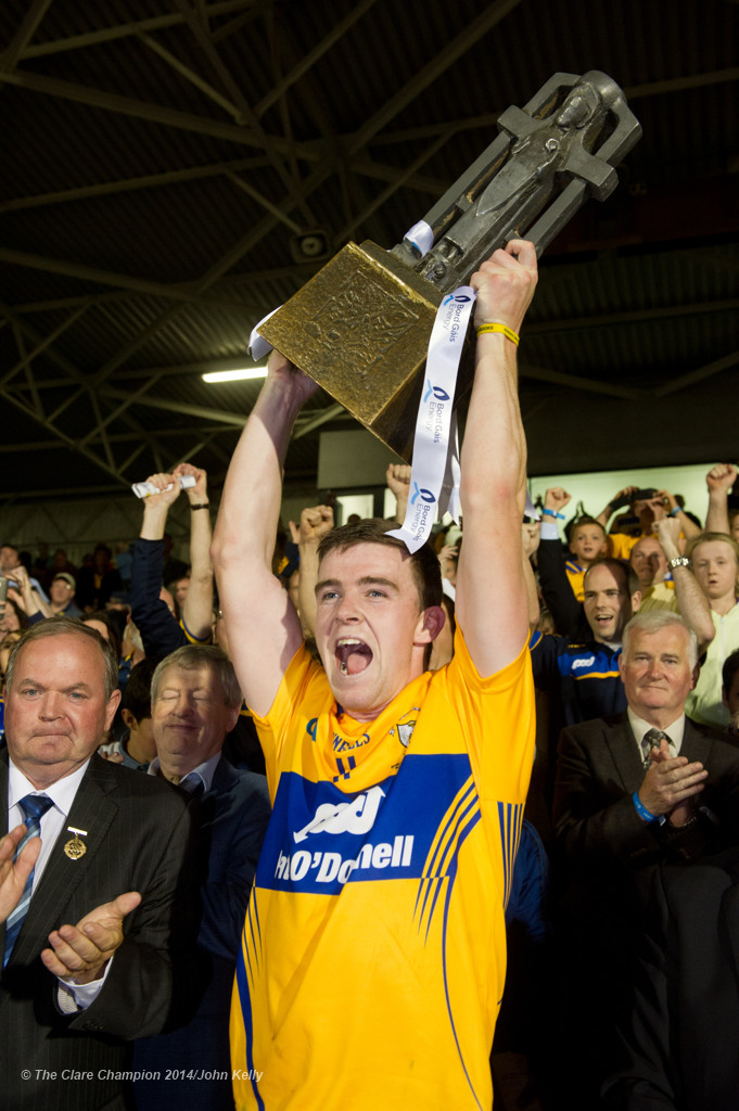 XX in action against XX during the All-Ireland U-21 final in Semple Stadium, Thurles. Photograph by John Kelly.