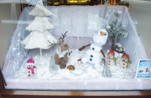 A prize winning entry in the Clare Champion Christmas Frozen window display competition. Photograph by John Kelly.