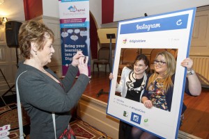 Siobhan Mungovan and Joanne Sweeney-Burke are photographed by Colette Crowe at the official launch of #DigitalClare in the Temple Gate Hotel, Ennis. Photograph by John Kelly.