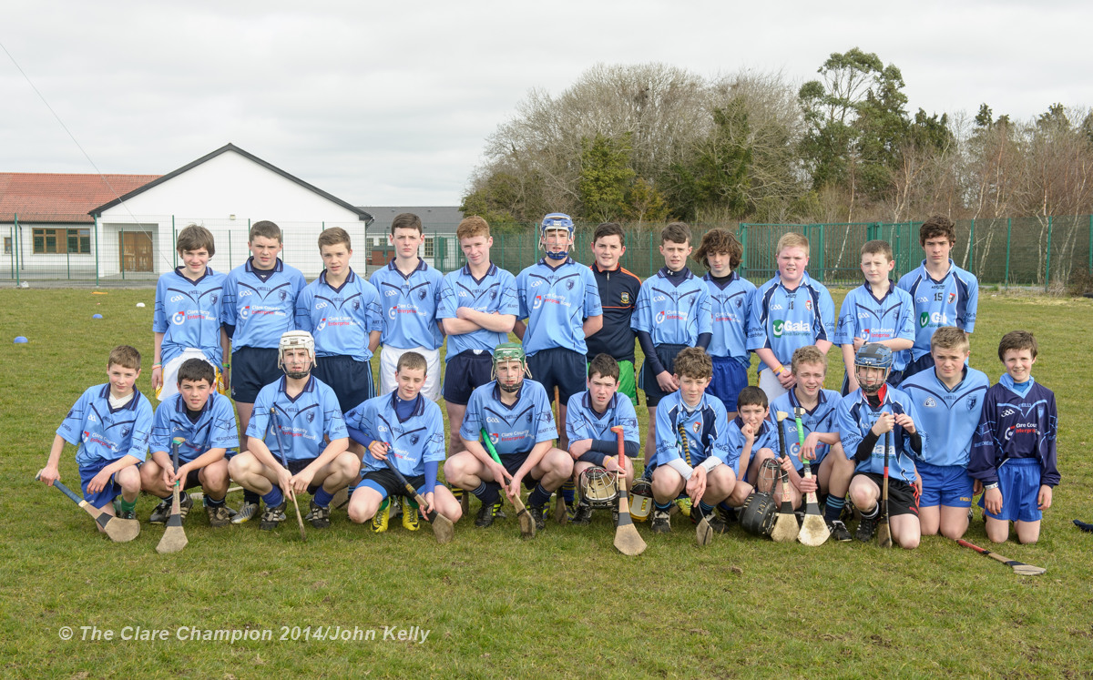 The Scariff Community College team who beat Ennistymon CBS in the Munster U-15 D final at Clarecastle. Photograph by John Kelly.