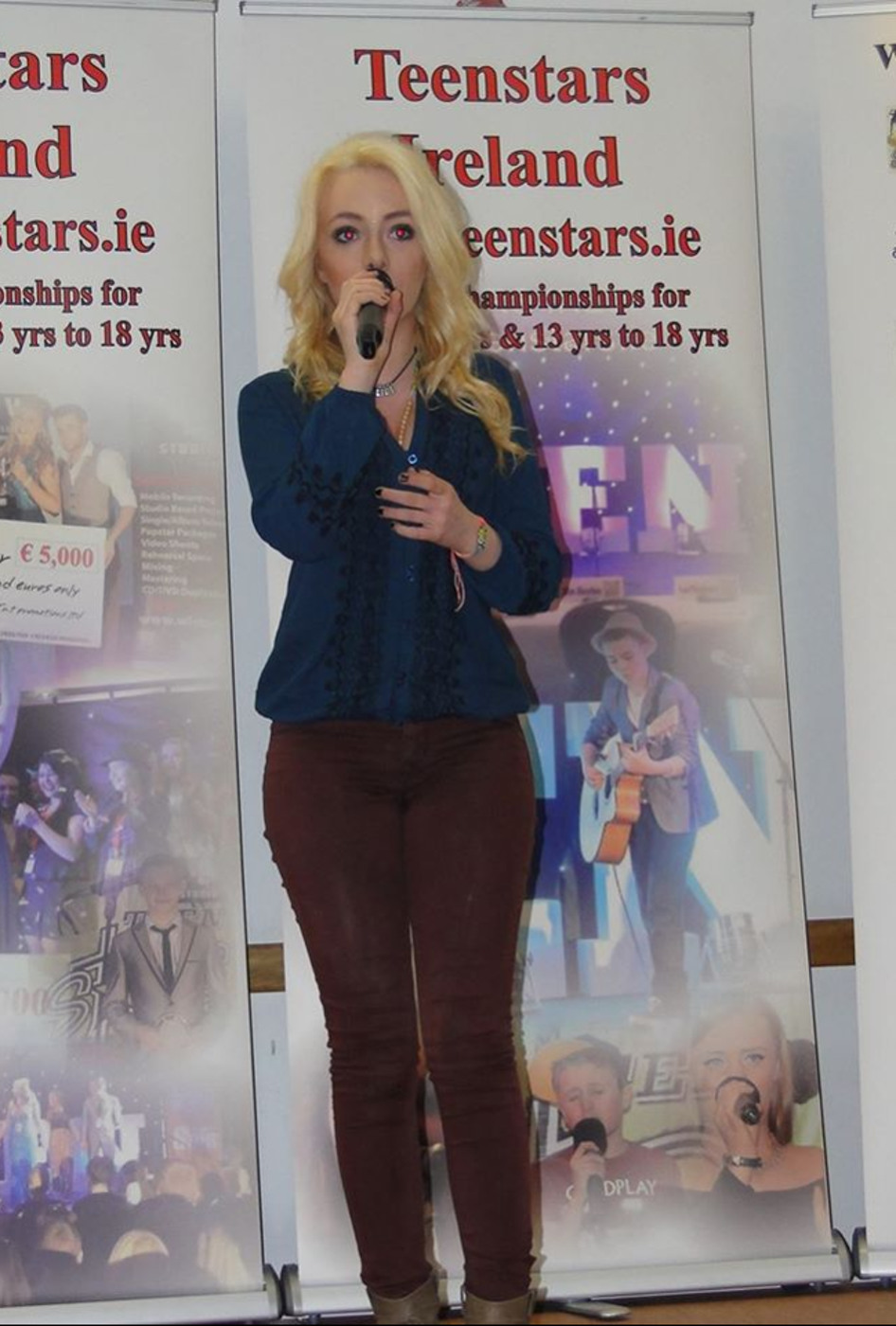 Alice Mc Grath, who is in the national final of Teenstars.