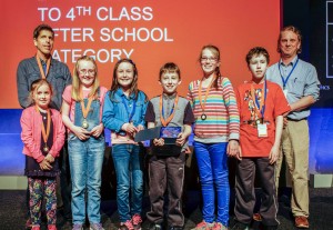 The Gort group that won in the after-school category for second to fourth class, 