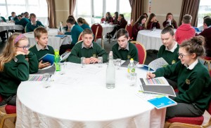 A round table discussion at the student enterprisegathering.