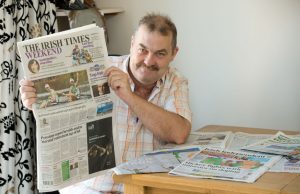  Mike Doab catches up with the national overage and headlines made by his nephews. Photograph by John Kelly.