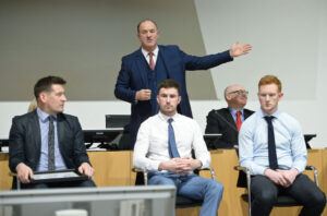 Donie Garrihy, team manager, speaking at the civic reception. Photograph by John Kelly.