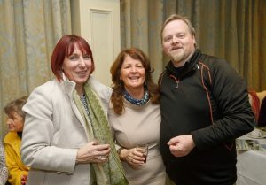 Carol Buckley, Mairead Mannion and Martin Waldron at the announcement of the winners of the annual Clare Champion Christmas Shop Window Display competition. Photograph by John Kelly.