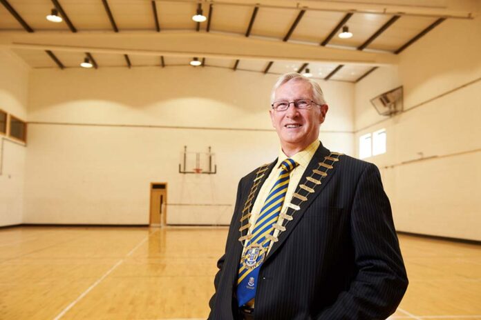 Cathaoirleach of Clare County Council Michael Begley. Photograph by John Kelly.