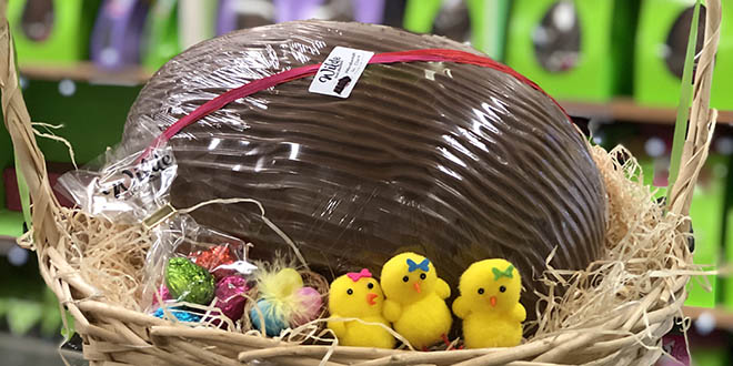 Wilde Irish Chocolates Jumbo Egg Basket