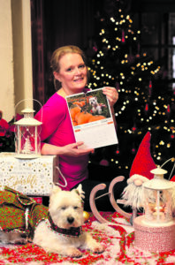 Shelly Galvin and Daisy with the Today Show Calendar