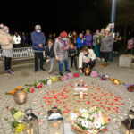 Vigil for Ashling Murphy, Shannon Town Park, Shannon, at 19:28:10, 14January 2022,