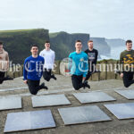 Cairde dance group at Cliffs of Moher