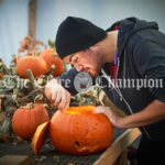 Preparing for Halloween at Vandeleur Walled Garden