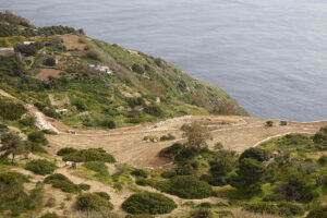 A view from the Dingli Cliffs, the highest point on Malta.