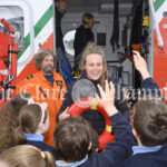 Irish Coast Guard rescue helicopter, Kilmaley National School, , at 10:32:12, 12May 2022,