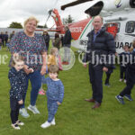 Irish Coast Guard rescue helicopter, Kilmaley National School, , at 10:09:53, 12May 2022,