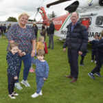 Irish Coast Guard rescue helicopter, Kilmaley National School, , at 10:09:53, 12May 2022,