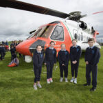 Irish Coast Guard rescue helicopter, Kilmaley National School, , at 10:40:47, 12May 2022,