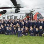 Irish Coast Guard rescue helicopter, Kilmaley National School, , at 10:45:43, 12May 2022,