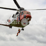 Irish Coast Guard rescue helicopter, Kilmaley National School, , at 10:59:30, 12May 2022,