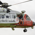 Irish Coast Guard rescue helicopter, Kilmaley National School, , at 11:00:39, 12May 2022,