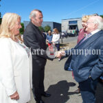 President in Ennis for Tidy Towns plaque unveiling