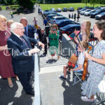 President in Ennis for Tidy Towns plaque unveiling