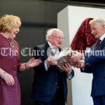 President in Ennis for Tidy Towns plaque unveiling