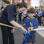 official opening of the new Ennis Scout Hall, Cathedral car park, Ennis, at 14:10:37, 17September 2022,