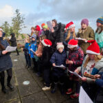 Ennistymon school children singing carols at Hospital