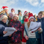 Ennistymon school children singing carols at Hospital