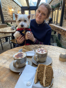 Coffee cake at The Bantam Tea Rooms in Chipping Norton.