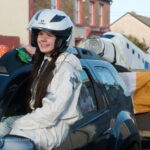 Niamh Nagle at the St Patrick’s Day parade in Doonbeg. Photograph by John Kelly