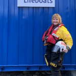 Eleanor Hooker, helm and Lifeboat Press Officer, Lough Derg RNLI